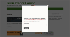 Desktop Screenshot of gurutradercourse.com