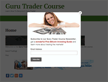 Tablet Screenshot of gurutradercourse.com